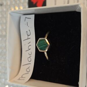 Ring, Crystal, Malachite
